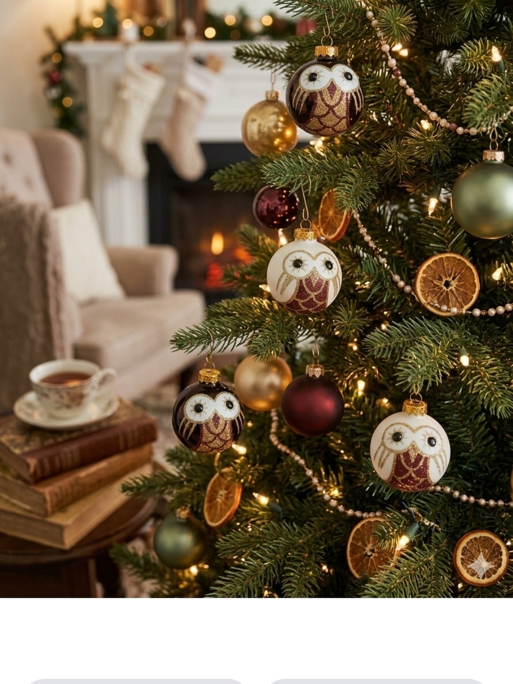 HOLIDAY TIME GLASS ORNAMENTS